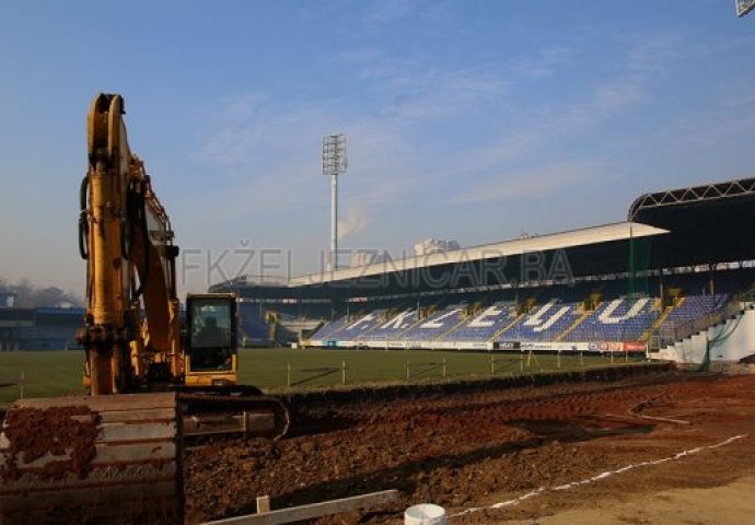 Obustavljeno izvođenje građevinskih radova na Stadionu Grbavica