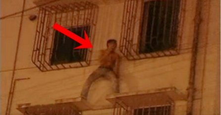 Htio je da se baci sa zgrade, no čekajte da vidite šta su mu uradili policajci (VIDEO)