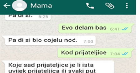 Mama podsjeća sina na to kako godine lete, i to na koji način