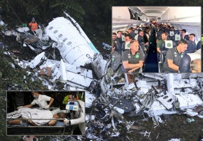 Preliminarni rezultati: Brazilski avion koji se srušio u Kolumbiji ostao bez goriva