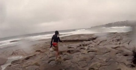 Ovaj par je bio na plaži u najgore moguće vrijeme, nešto zastrašujuće se dogodilo (VIDEO)