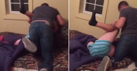 Ležala je u krevetu sa ljubavnikom, a onda je u sobu uletio njen dečko i brutalno im se osvetio! (VIDEO)