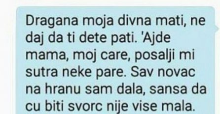 Urnebesno: Smislila je genijalan način da od mame uzme pare