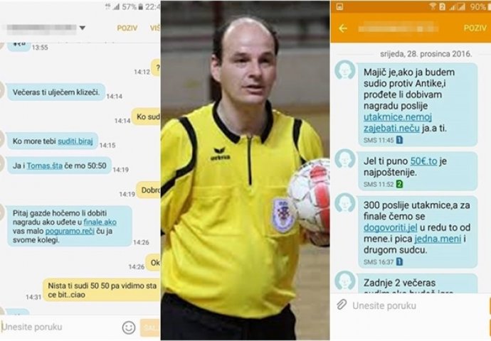 HNS-ov sudac tražio 350 eura za pristrano suđenje, pogledajte SMS prepisku