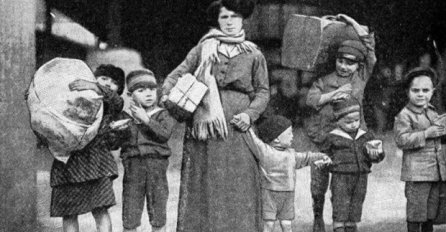 Pobjegla je iz Jugoslavije sa 6 djece 1919. u Ameriku: Dali su im njihov prvi hljeb i tad su napravili ovu fotografiju!