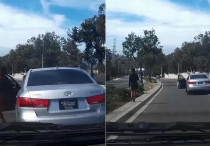 Napustila je svoj automobil u punoj brzini na autoputu, evo šta se dogodilo u nastavku (VIDEO)