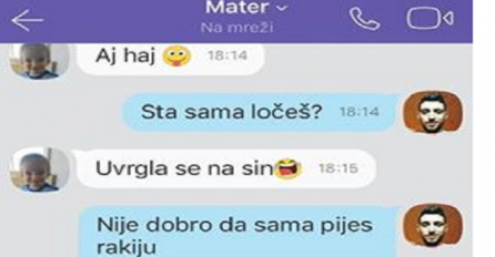 Bitno je da mama ne pije sama