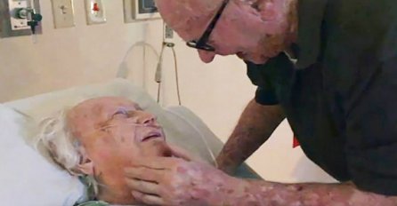 Nakon 73 godine braka, gledali su se u oči posljednji put i uputili riječi koje paraju srce (VIDEO)