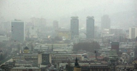 U Sarajevu ponovo zagađen zrak, indeks kvaliteta 264