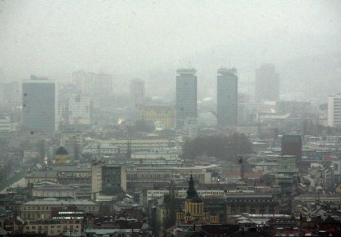 U Sarajevu ponovo zagađen zrak, indeks kvaliteta 264