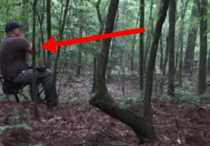 Lovac u šumi urlao poput kojota ne znajući da će dobiti strašan i jeziv odgovor (VIDEO)