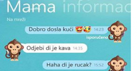 Mama ima sve spremno u špajzu i zna dobro da počasti