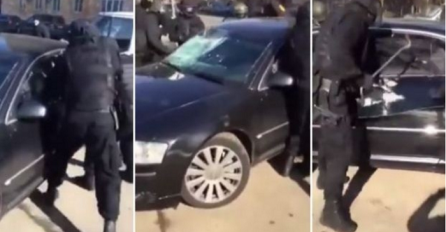 Kriminalci se zaključali u blindiranom autu, a onda su došli specijalci i uslijedio je pakao (VIDEO)