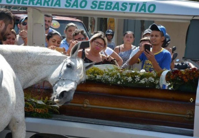 Njegov vlasnik je preminuo, ali ono što je konj uradio na sahrani ostavit će vas u suzama! 