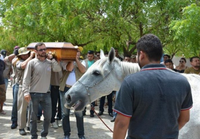 Njegov vlasnik je preminuo, ali ono što je konj uradio na sahrani ostavit će vas u suzama! 