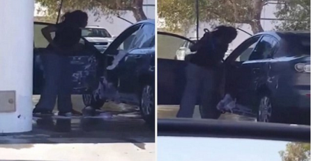 Kada vidite kako ova žena pere unutrašnjost automobila, past ćete sa stolice (VIDEO)