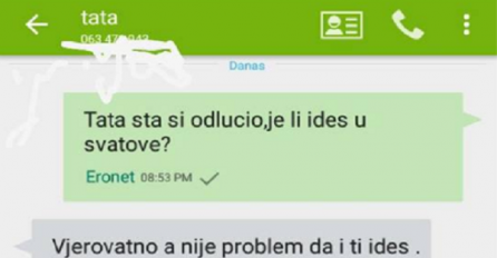 "Brate, ćaća si majke mi"