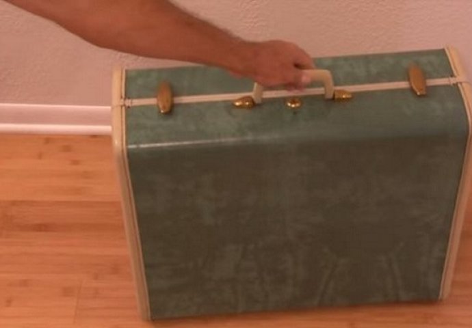 Htio je da baci ovaj stari kofer, no onda je od njega napravio nešto fenomenalno (VIDEO)