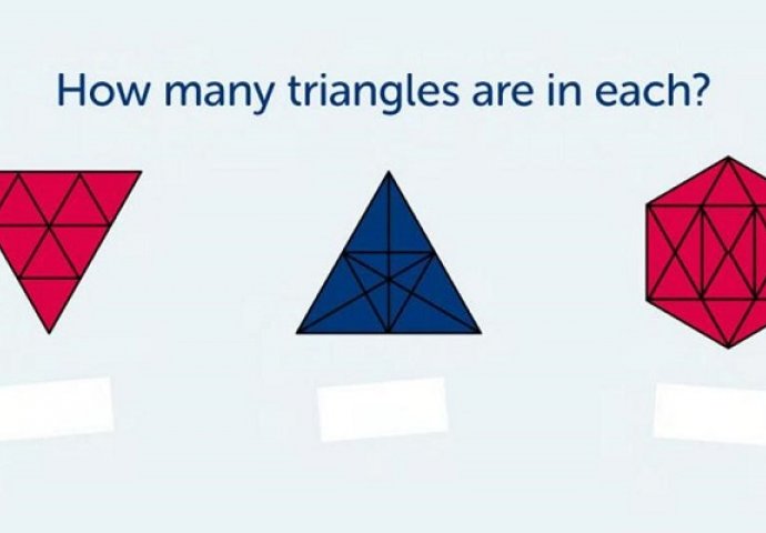Koliko ste inteligentni? Možete li izbrojiti sve trokute na slici? 