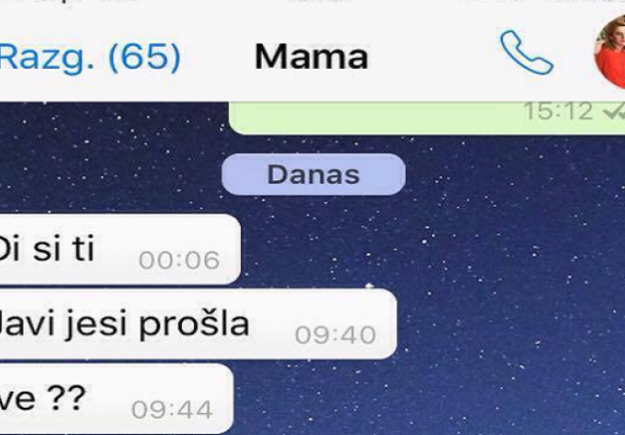 Ono kad vas mama zove i šalje poruke a vi na ispitu života