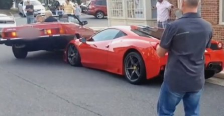 Slupala Ferrari od 270.000 eura dok se parkirala (VIDEO)