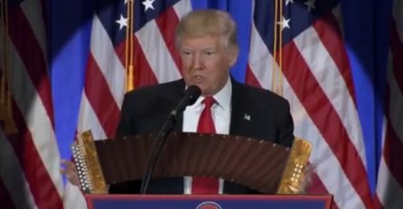 Trump kao harmonikaš: Ismijali predsjednika Amerike u urnebesnom videu! (VIDEO)