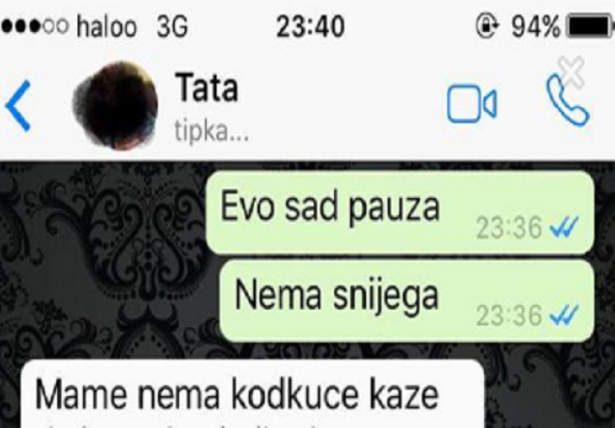 Ono kad tata misli da ga mama vara, ali ima i bitnija stvar u životu