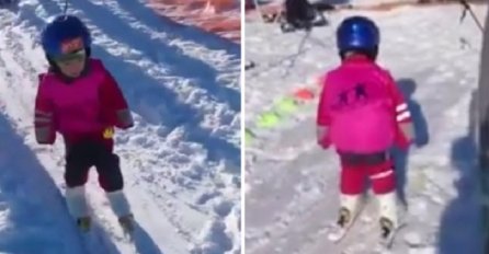 Balkanski heroj: Dječak koji nema ruke naučio je da pliva, a sada i da skija (FOTO) (VIDEO)