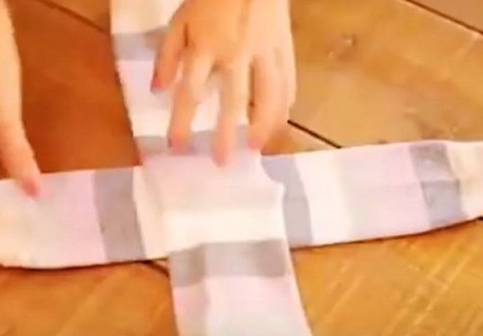 Čitav život ste pogrešno slagali čarape, upoznajte se sa ovom brilijantnom metodom (VIDEO)