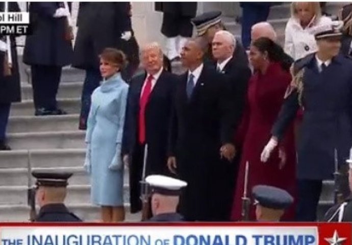 Twitter poludio zbog ovoga: Dok je Melania prilazila Trumpu, Barack je napravio gestu koja je raznježila svijet! (VIDEO)