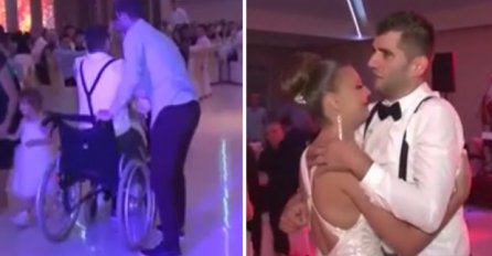 Mostarac pokazao šta znači upornost: Ustao iz invalidskih kolica da otpleše ples na sestrinom vjenčanju i sve rasplakao (VIDEO)