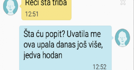 Upala mišića ili temperatura, pitanje je sad?