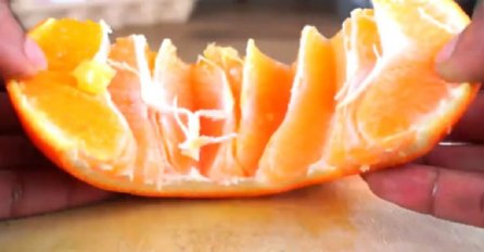 Cijeli život pogrešno gulite narandže, pogledajte kako to profesionalci rade (VIDEO)