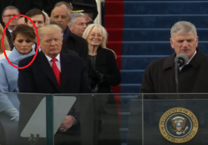 Iscurio najbrutalniji video sa inauguracije! Pogledajte kako je Trump doveo svoju suprugu na rub plača (VIDEO)