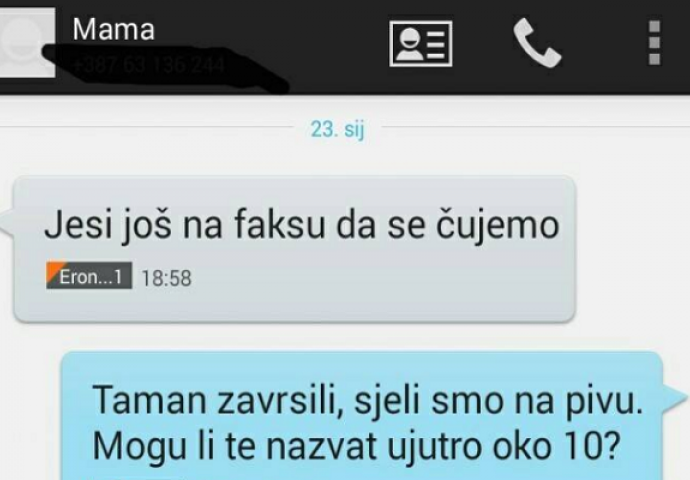 Mami je žao samo zbog jedne stvari kada je njen sin u pitanju