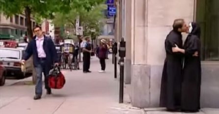 Svećenik i časna uhvaćeni na djelu, nasred ulice šokirali prolaznike (VIDEO)