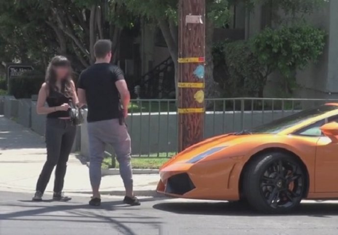Sponzoruša i Lamborghini: Pogledajte kako je reagovala kada je saznala da auto nije njegov (VIDEO)