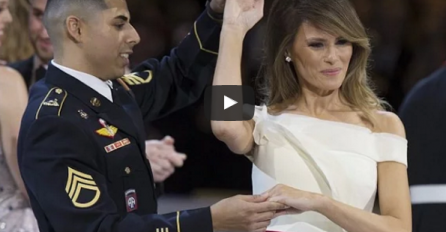 Američki vojnik malo zavrtio Trumpovu ženu i ‘ukrao show’: Evo šta je izjavio čovjek koji je Melaniji vratio osmijeh na lice (VIDEO)