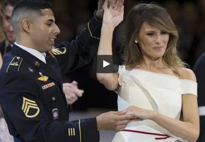 Američki vojnik malo zavrtio Trumpovu ženu i ‘ukrao show’: Evo šta je izjavio čovjek koji je Melaniji vratio osmijeh na lice (VIDEO)