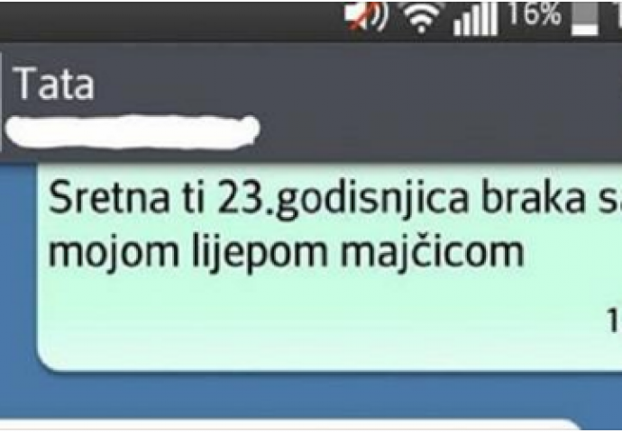 Tata izdržao: Čestitala mu kćerka godišnjicu braka, a on joj je objasnio kako stoje stvari