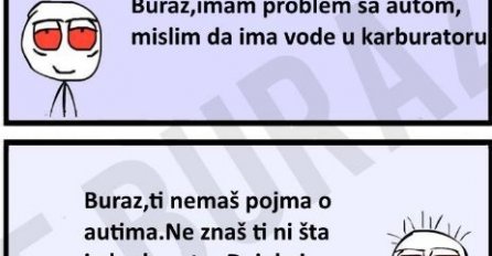 Buraz ima ozbiljan problem sa autom 