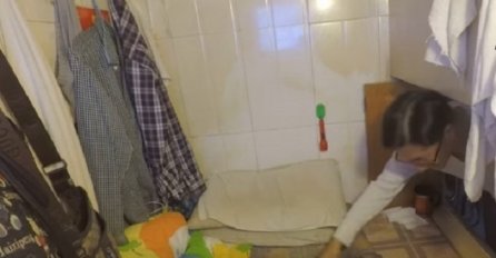 Živi u stanu veličine mrtvačkog sanduka: Jedva može da legne i diše, a kirija je sramotna (VIDEO)