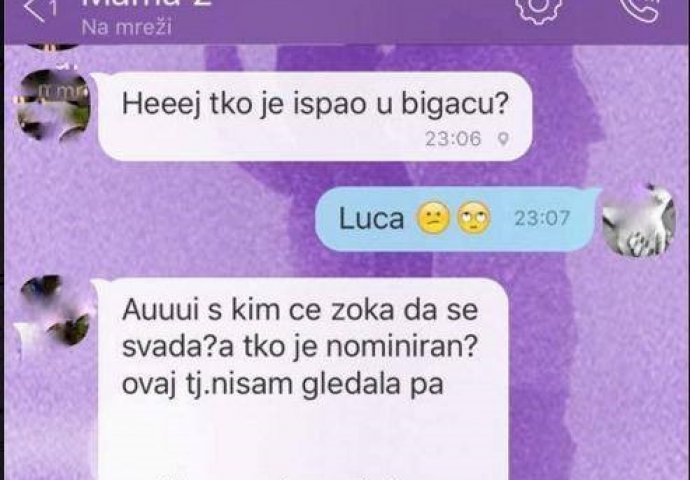 Kad mama prati reality, pa je sve zanima