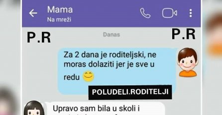 Ovog puta se neće izvući: Rekao mami da ne ide na roditeljski, a onda mu je stigla njena poruka!