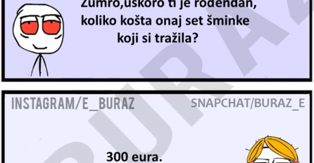 Buraz voli Zumru i bez šminke