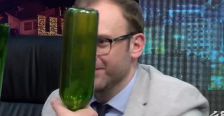 Fanovi u šoku: Vlado Georgiev sebi razbio flašu o glavu u emisiji! (VIDEO)
