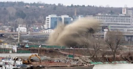  Neobjavljeni snimak eksplozije bombe u Beogradu napravljen iz vazduha (VIDEO)