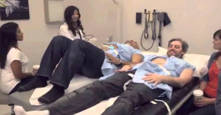 Dva muškarca su prvi put osjetili bolove koje žene imaju prilikom porođaja, a njihova reakcija govori sve (VIDEO)