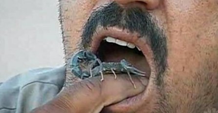 Dosadilo mu da ga napadaju, pa je krenuo u ofanzivu: Irački seljak jede žive škorpije svaki dan (VIDEO)