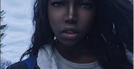 NE VIDI SE U MRAKU: Zovu je Crna Barbika, a  njena ljepota i prodorne oči očarale su i muškarce i djevojke (FOTO)
